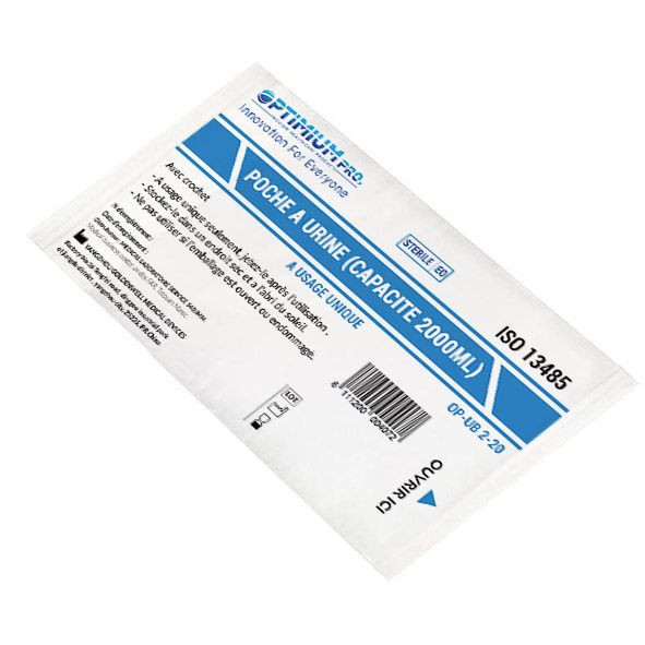 Optimium Pro - Poche a urine avec robinet