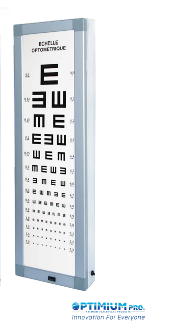 Optimium - Echelle optométrique lumineuse OP-E5