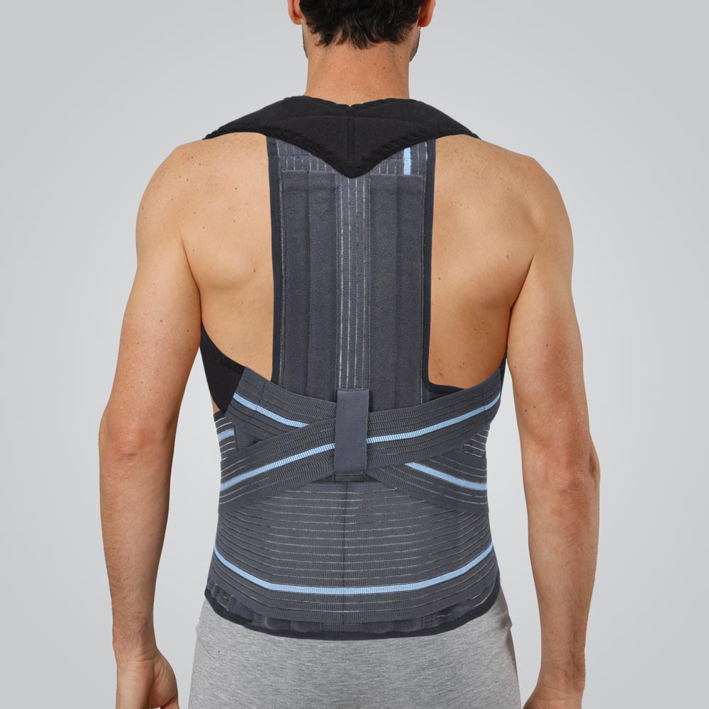 Aurafix - Ceinture dorsolombaire grise 26CM