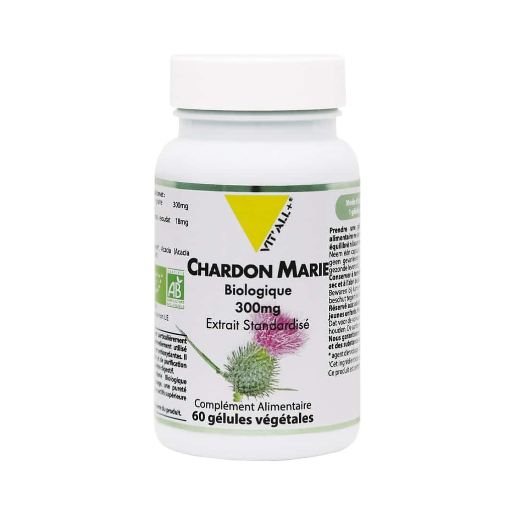 BIONUVA - Chardon marie 900mg 60 gélules 