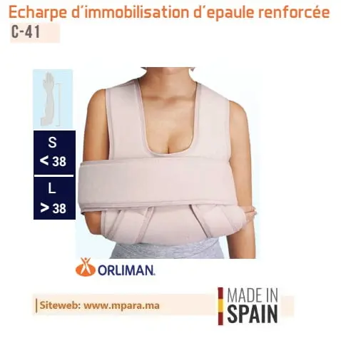 Orliman - Écharpe d'immobilisation d'épaule renforcée