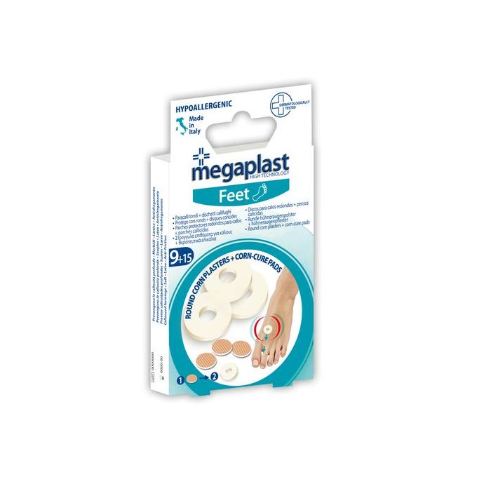 Megaplast - Feet Protège cors ronds 9+15pc
