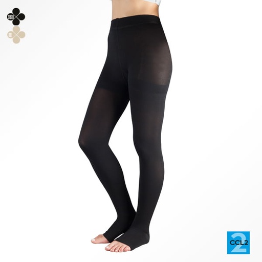 [AV-110/4] Aurafix - Bas de contention collants bout ouvert Taille 4 