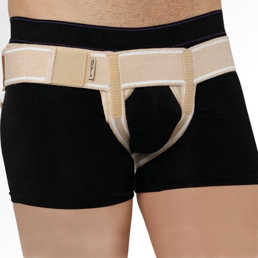 [K-120/M] Aurafix - Ceinture a Hernie Inguinal Double 