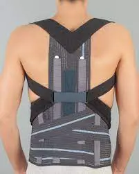 [AO-91AXXL] Aurafix - Ceinture dorsolombaire grise medium